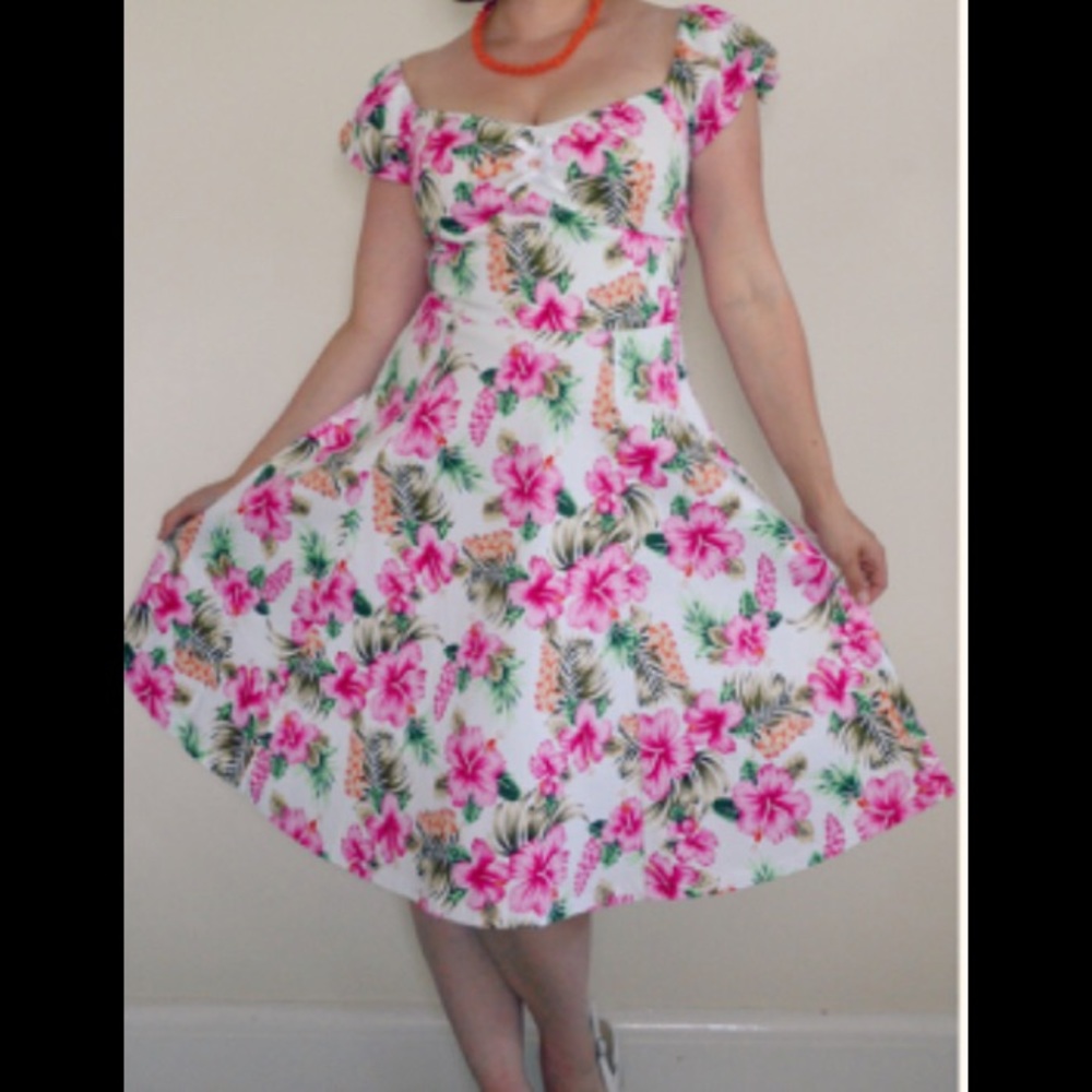 Lindybop Vintage Floral Dress, 3X or 16/18, NWT